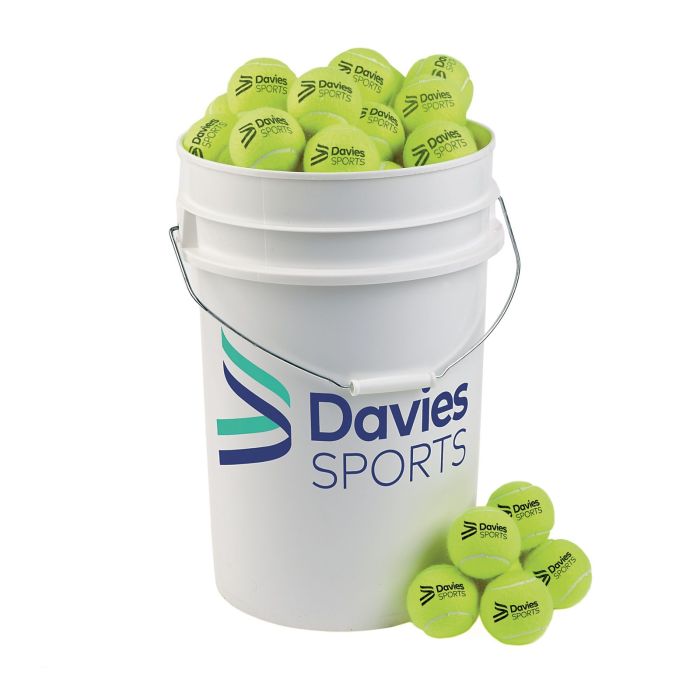Davies Sports Practice Tennis Balls - Yellow - Pack of 96