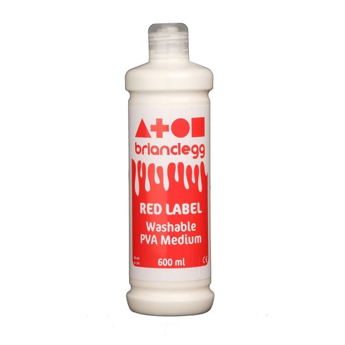 Red Label Washable PVA Medium - 600ml