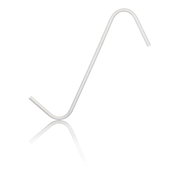 AZLON Plastic Delivery Tube Double Bend Bung- Pack of 5