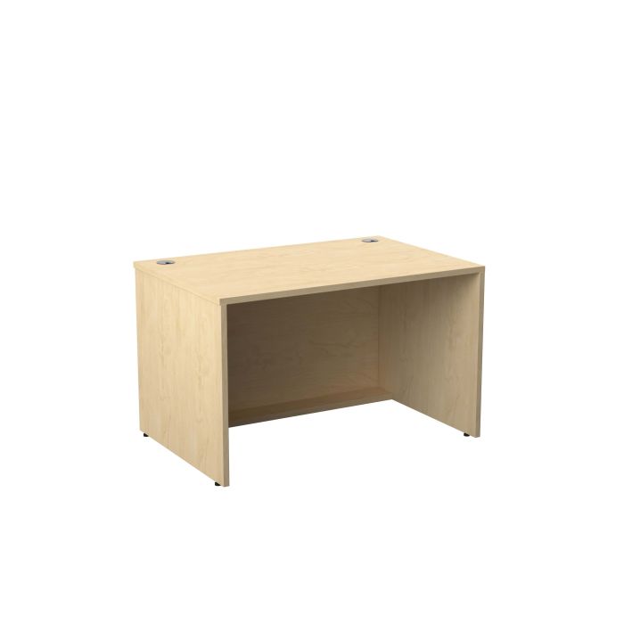 Modular Reception Straight Desk Maple 1200mm