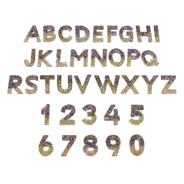 Resin Sequin Uppercase Letters and Numbers