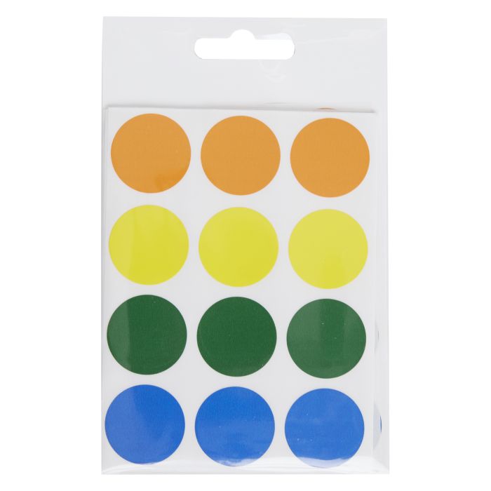 Coloured Circle Label - Pack 240 x 25mm