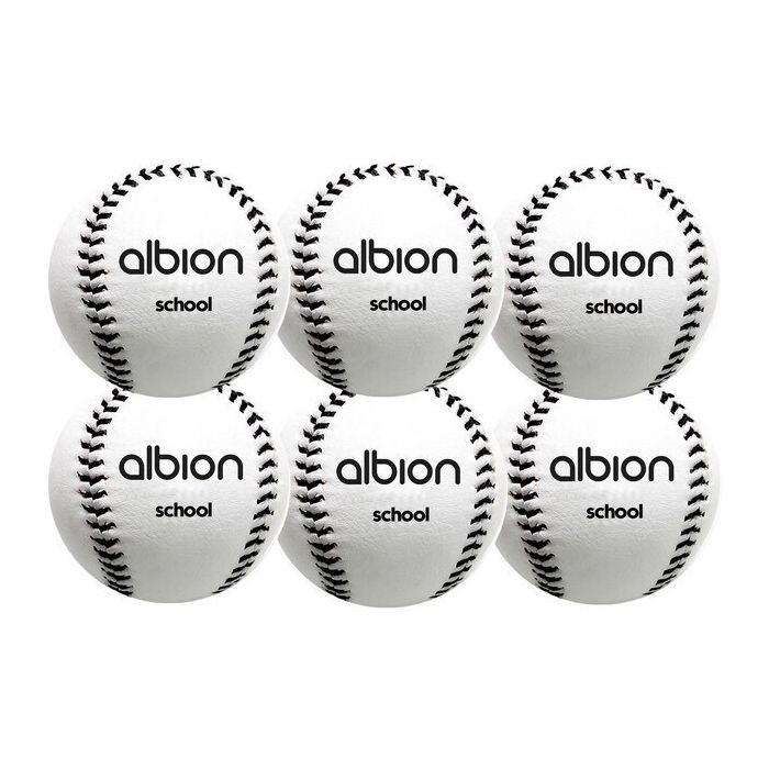 Albion School Rounders Balls - Pack of 6