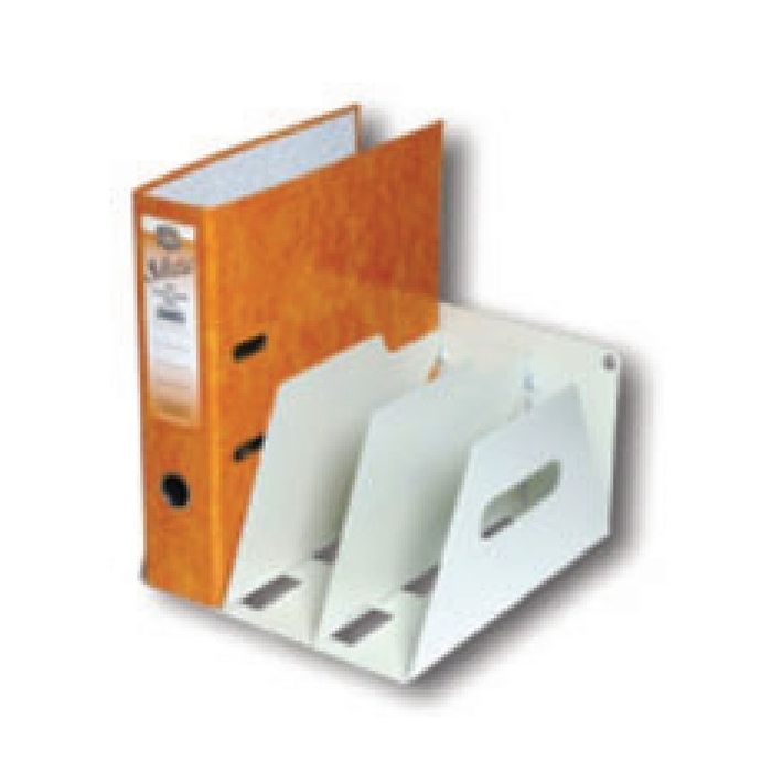 3 File Capacity Lever Arch File Racks - Smoke White