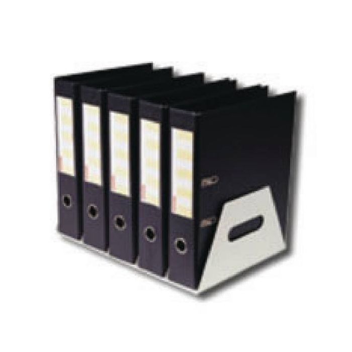 5 File Capacity Lever Arch File Racks - Silver