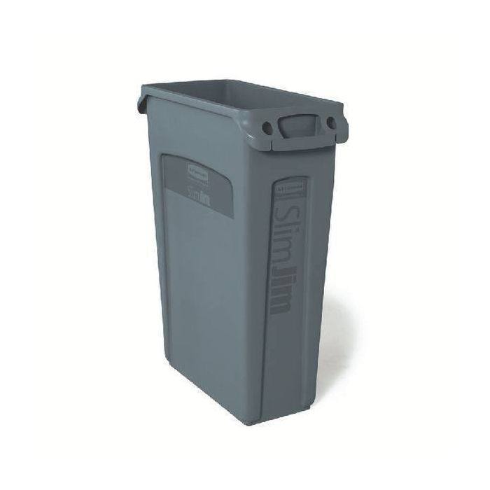 Slim Jim Recycling Venting Channel Container 87 Litre - Grey
