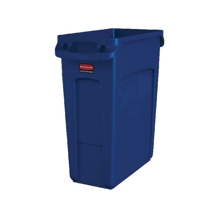 Slim Jim Recycling Container 60 Litre - Blue