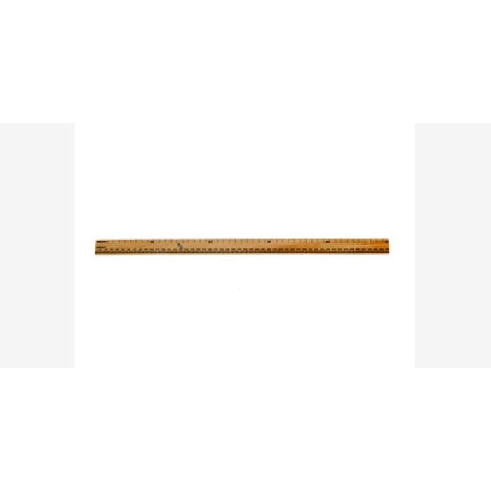 Half Metre Rule Hardwood cm and mm