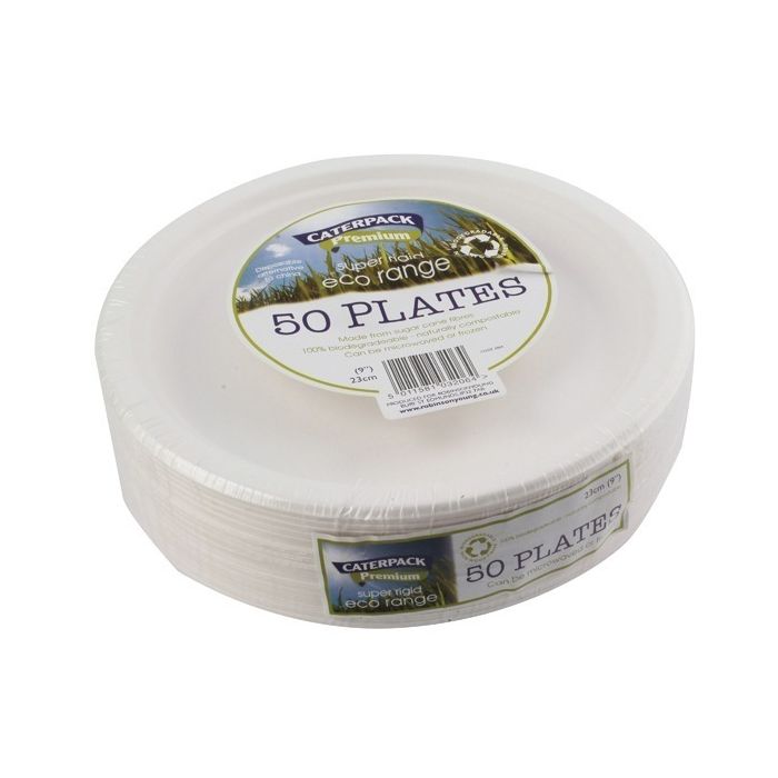 Rigid Plates - 230mm (9in) - Pack of 50