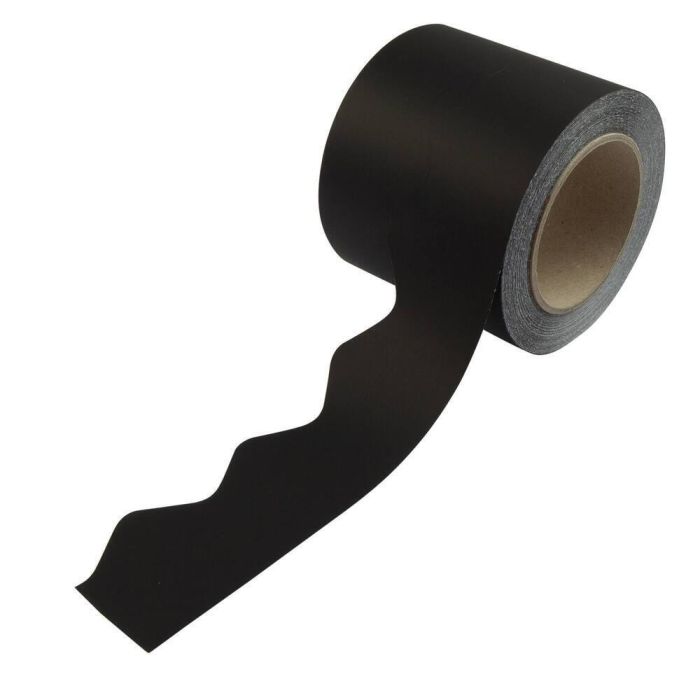 Border Rolls (Poster Paper) Scalloped - Black