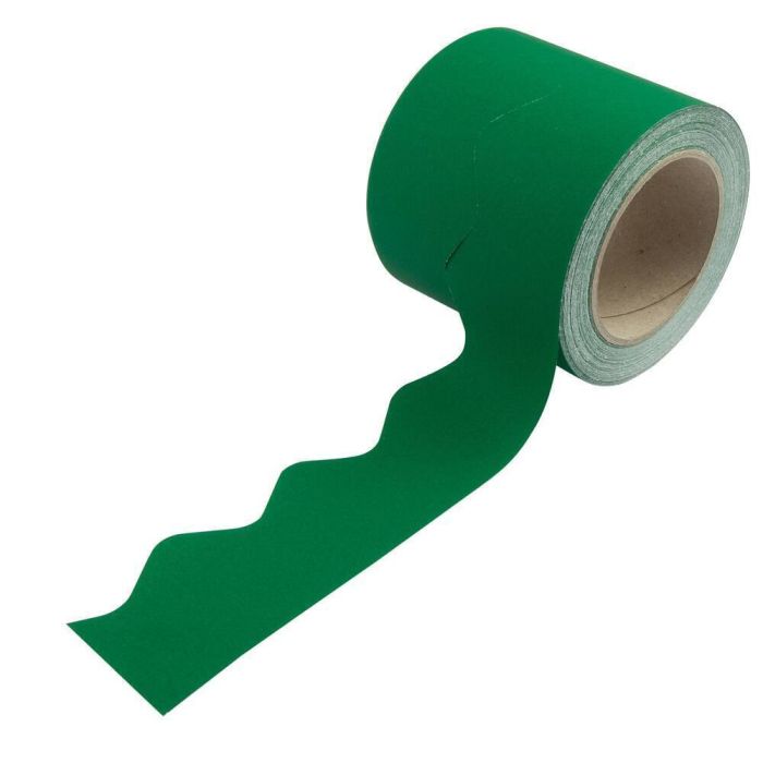 Border Rolls (Poster Paper) Scalloped - Green