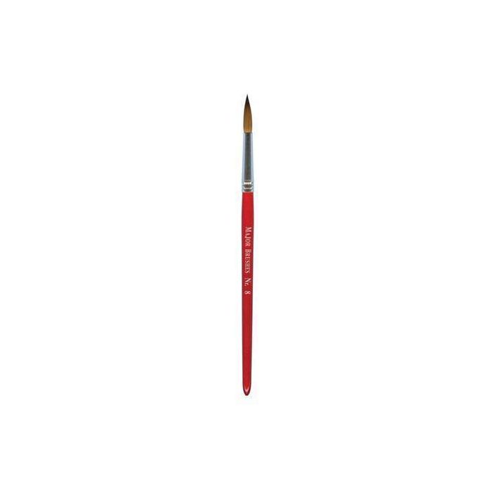 Pure Sable Water Colour Brushes - Size 8 - Pack of 10