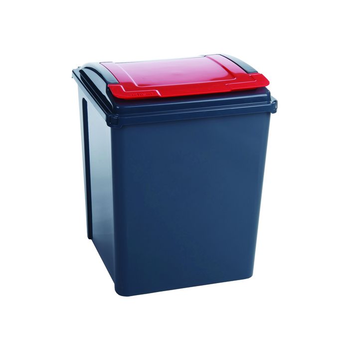 Recyling Bin 50 Litre - Red