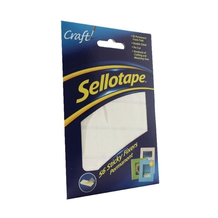 Sellotape Sticky Fixer 12 x 25mm 3798 - Pack of 56