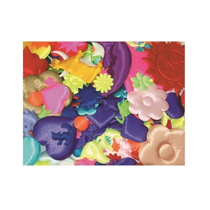 Satin Puff Shapes - Pack of 250