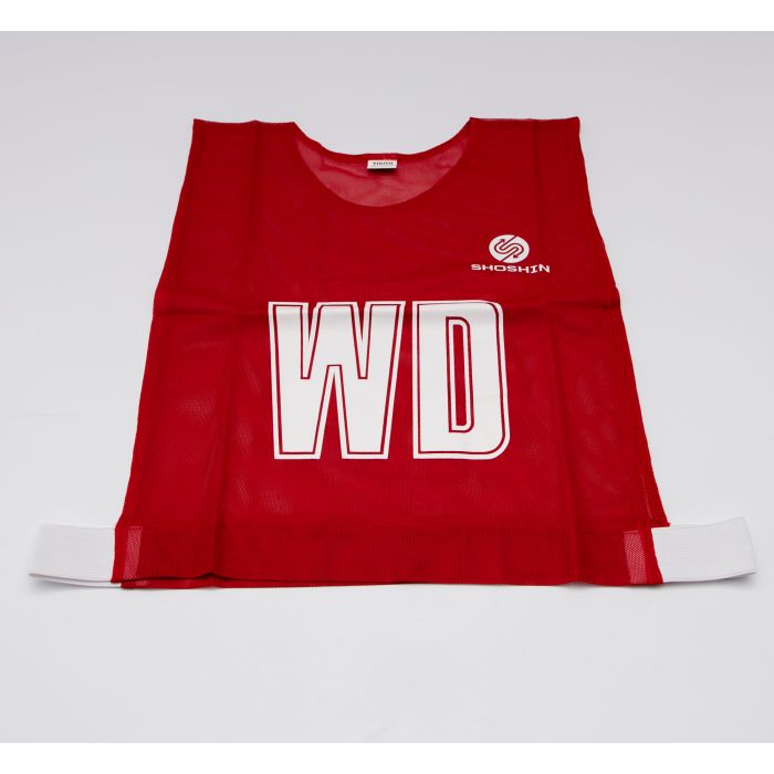 SHOSHIN Netball Team Bib Set - Red - Adult