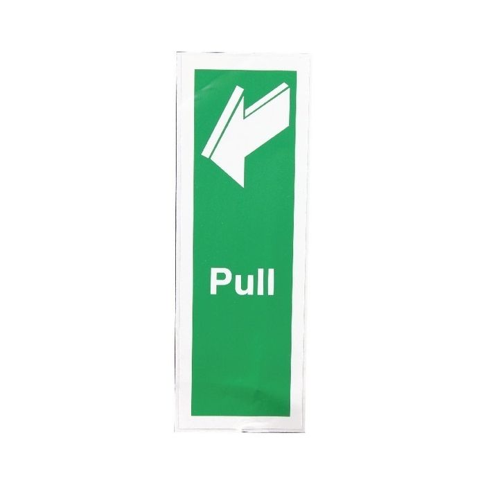Pull Sign 150 x 50mm S/A
