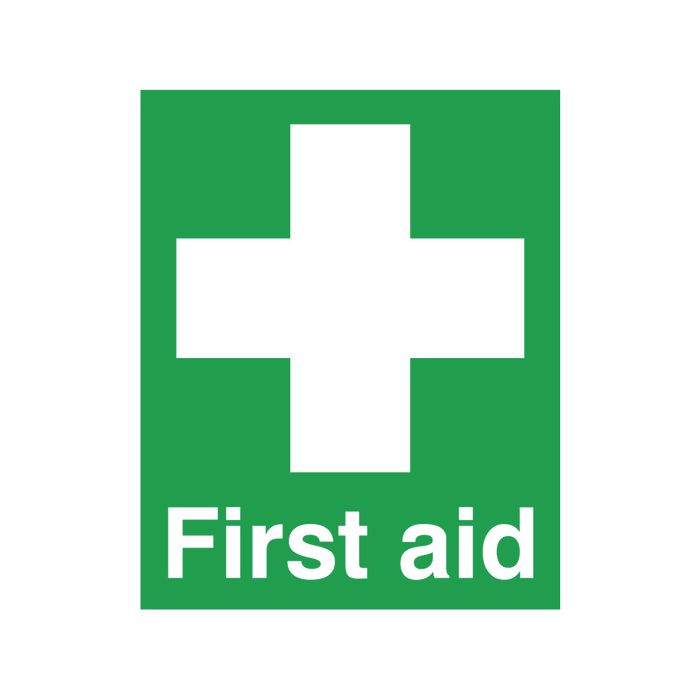 First Aid Sign 250 x 100mm PVC
