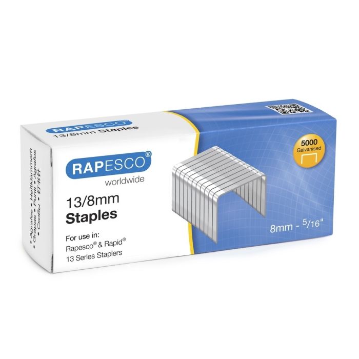 Rapesco No 13/8 Tacker Staples - Pack of 5000