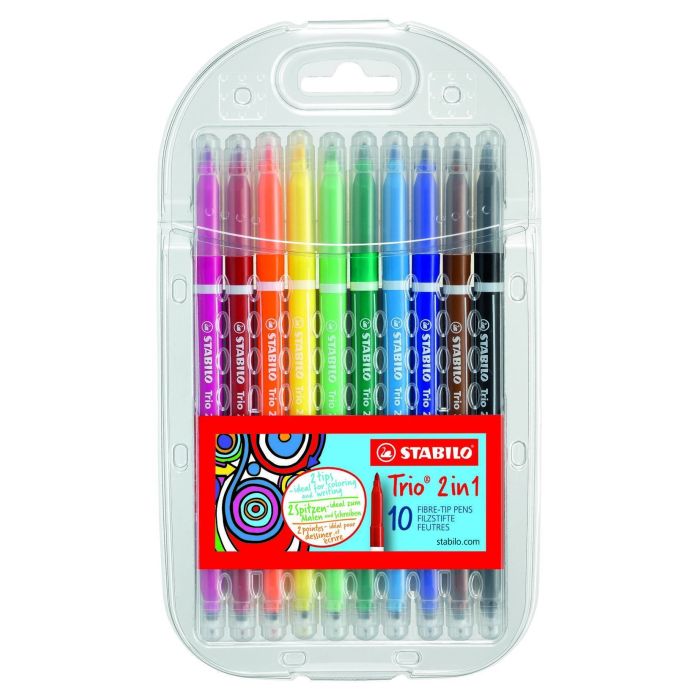 Stabilo Trio 2 In 1 - Pack of 10