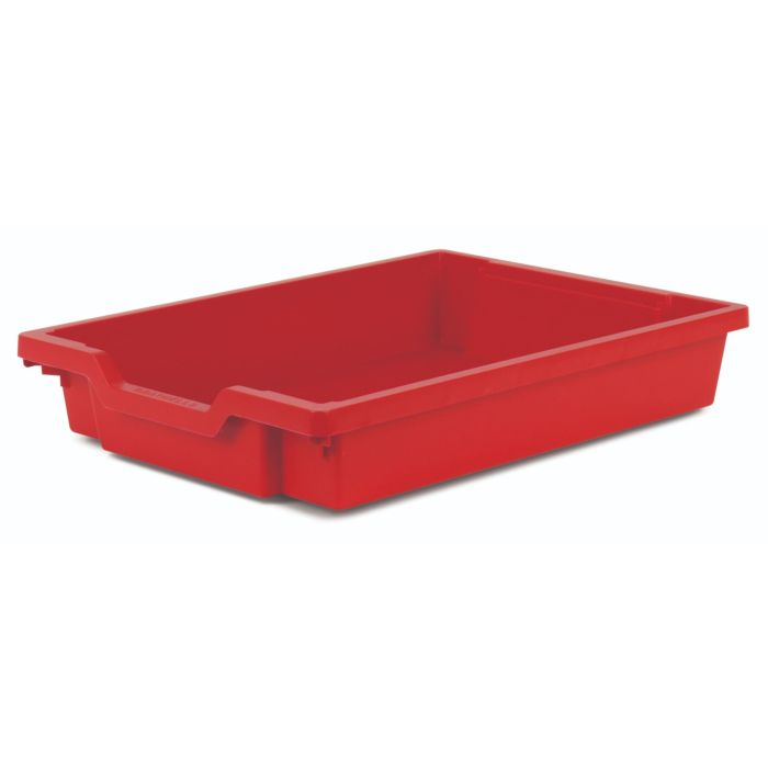 Shallow Storage Tray Red