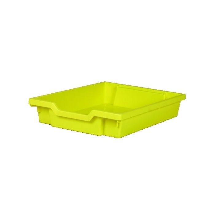 Shallow Storage Tray Yellow