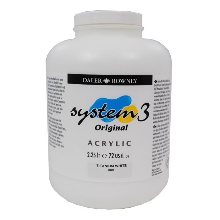 System 3 Acrylic 2.25L - Titanium White
