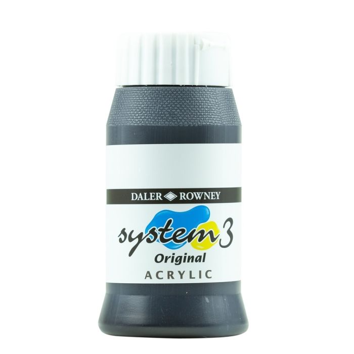 System 3 Acrylic 500ml - Mars Black
