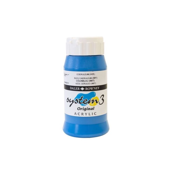 System 3 Acrylic 500ml - Coeruleum Blue (Hue)