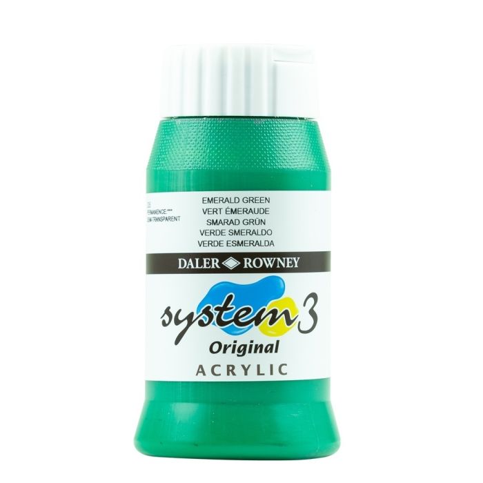 System 3 Acrylic 500ml - Emerald