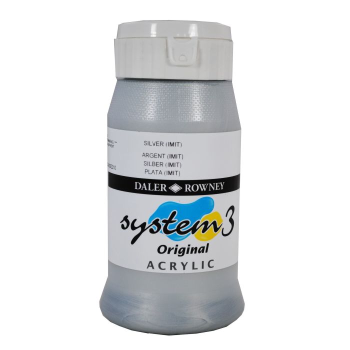 System 3 Acrylic 500ml - Silver