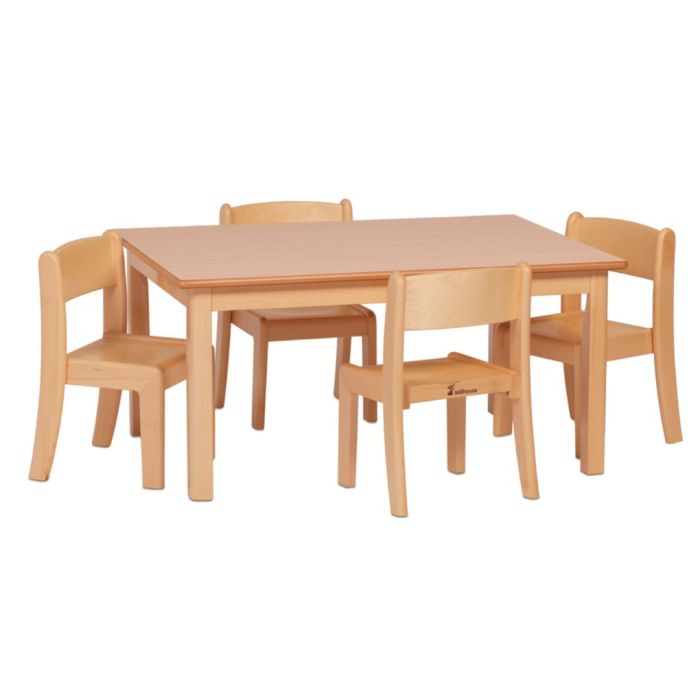 Millhouse Table and 4 Chairs - H210mm