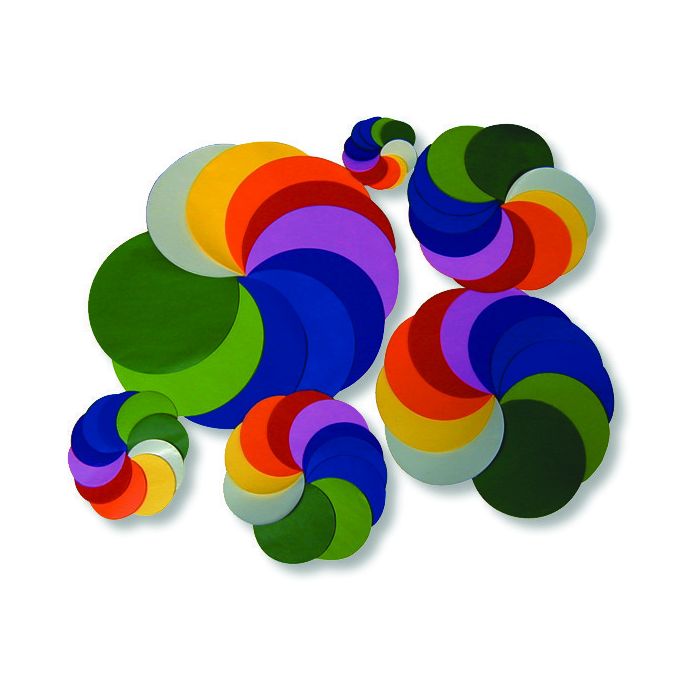 Tissue Paper 150mm Circles Assorted - Pack of 480
