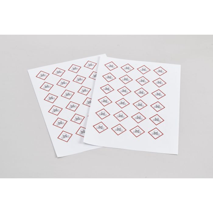 Hazard Warning Labels - Toxicity Category 1-3 / Poisons GHS06