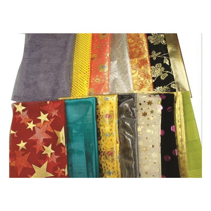 Fancy Fabric Bundle Approx 60 x 32cm 15 Assorted