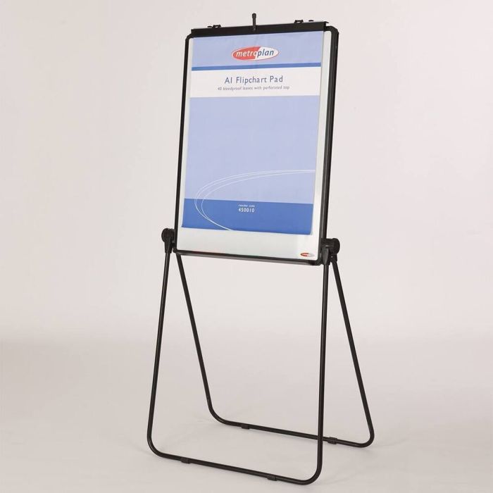 Ultimate Loop Leg Flipchart Easel - Black