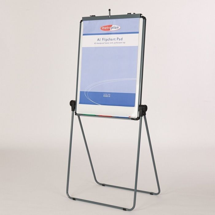 Ultimate Loop Leg Flipchart Easel - Grey