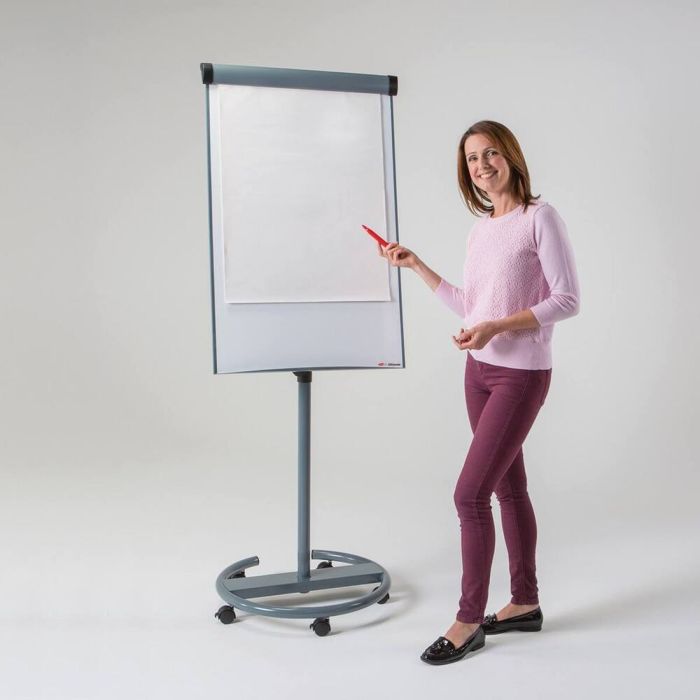 Ultimate Mobile Flipchart Easel - Grey