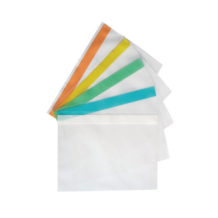 Tidifiles A4+ Clear with Coloured Strip