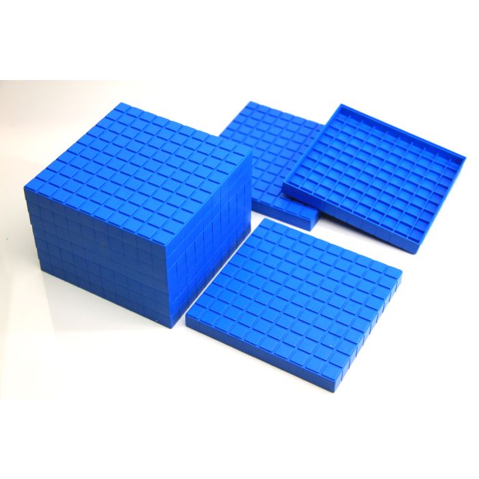 Hundred Flats 10 pieces - Blue