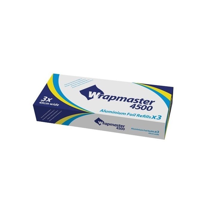 Wrapmaster 4500 Foil Refill 450mm x 900m - Pack of 3