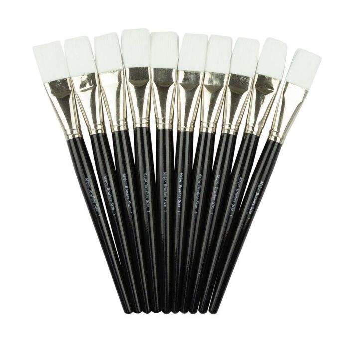 Synthetic Sable Flat 1in - Pack of 10
