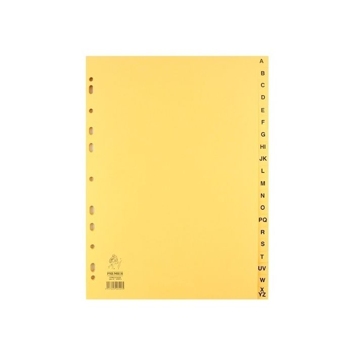A - Z Manilla Subject Dividers