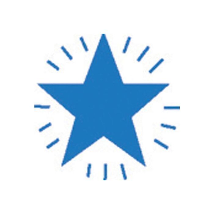 Xclamation Stamper - Blue Star R Blue