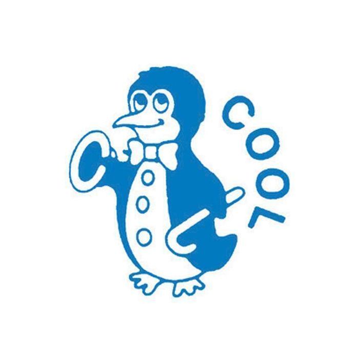 Xclamation Stamper - 'Cool' Penguin Blue