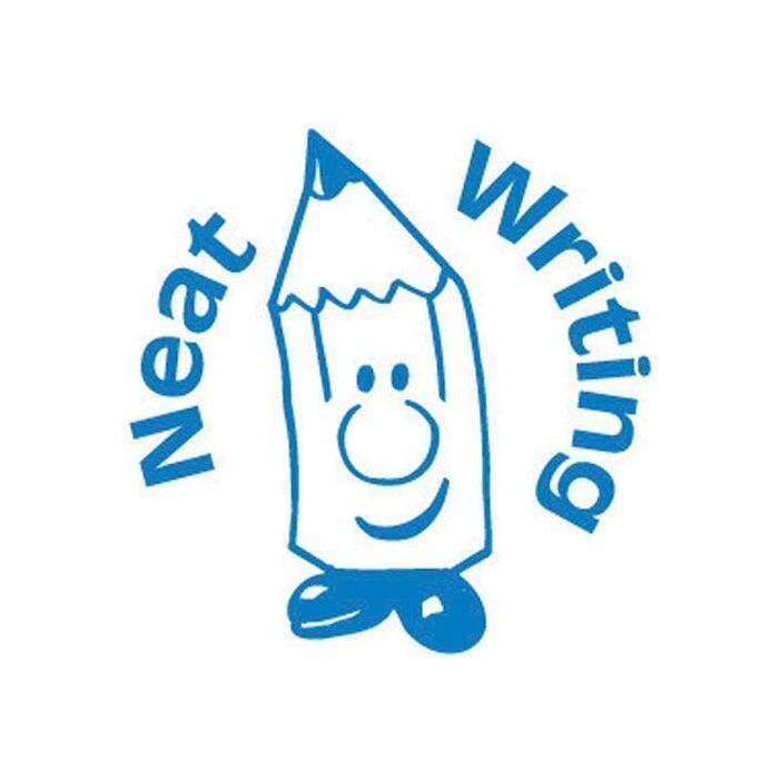 Xclamation Stamper - 'Neat Writing' R Blue
