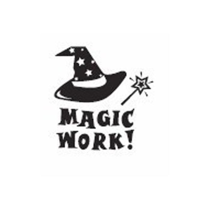 Xclamation Stamper - 'Magic Work' Black