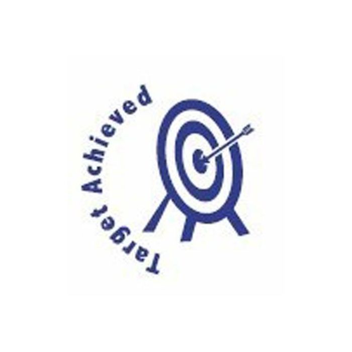 Xclamation Stamper - 'Target Achieved' Blue