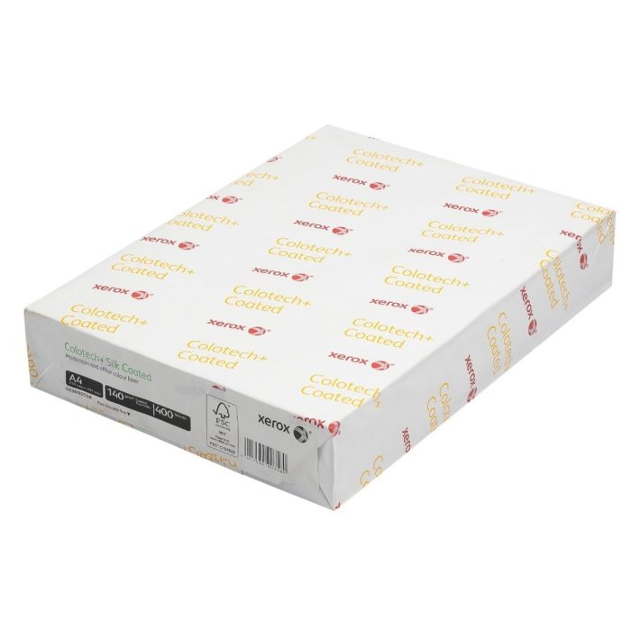 Silk Coated Colour Laser Paper A4 140gsm White 003R90358 - Pack of 400
