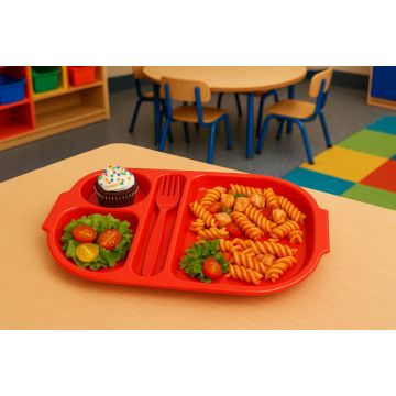 Harfield Large Meal Tray-Green